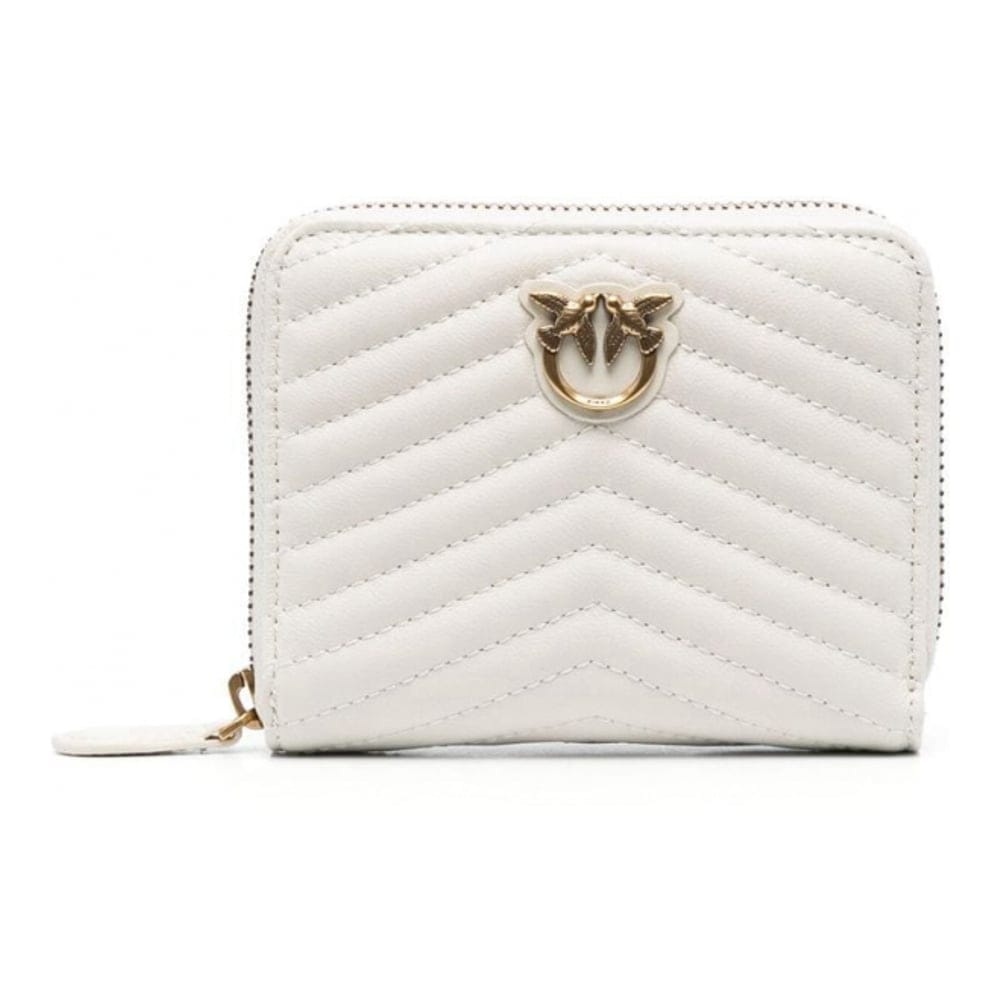 Pinko - Portefeuille 'Logo-Plaque Quilted' pour Femmes