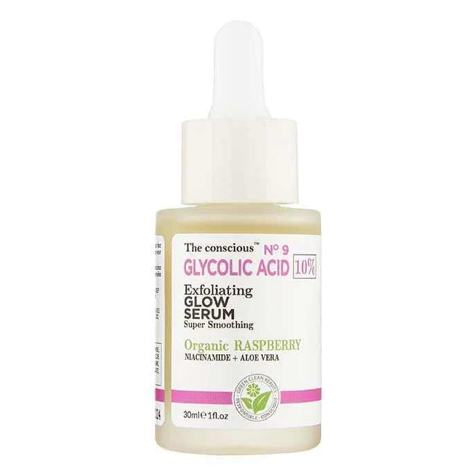 The Conscious™ - Sérum pour le visage 'Glycolic Acid Glow Organic Raspberry' - 30 ml