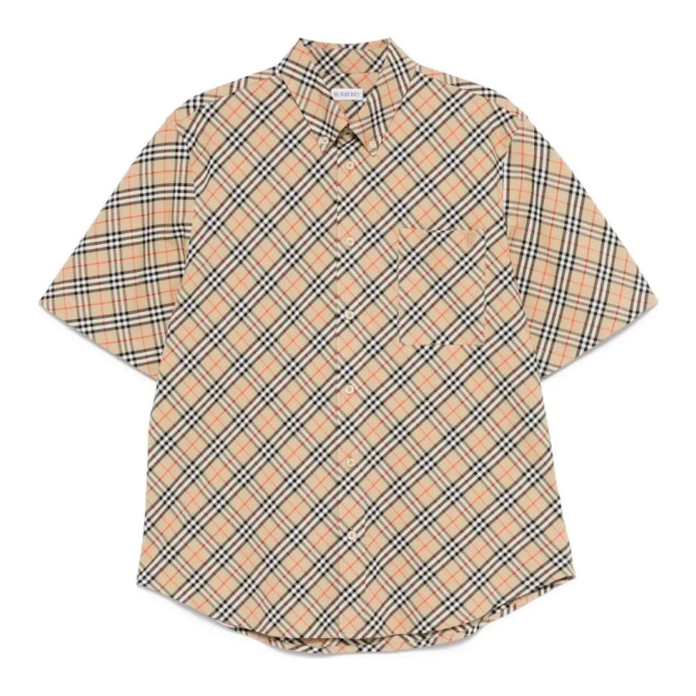 Burberry - Chemise à manches courtes 'Vintage Check' pour Hommes