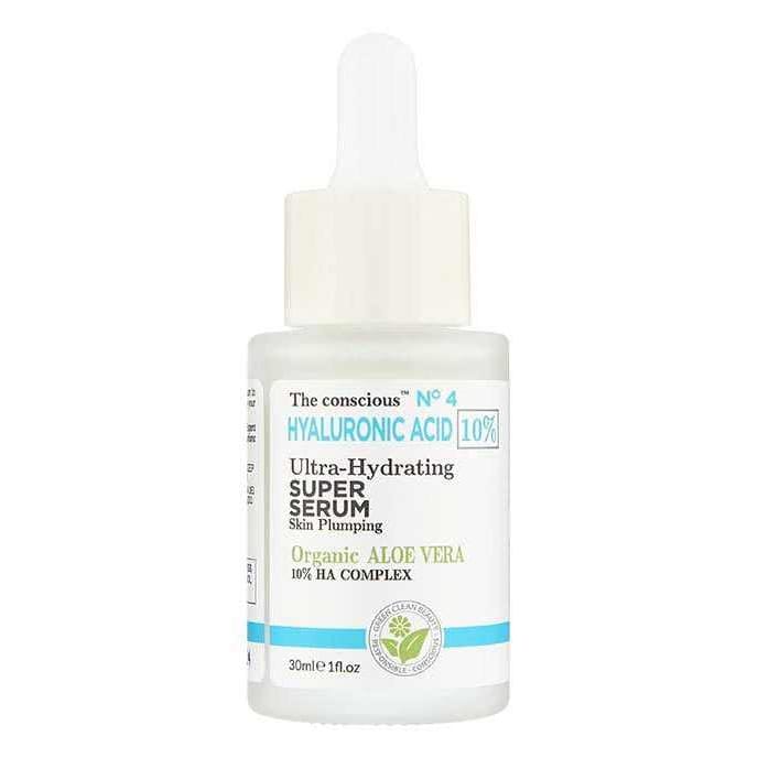 The Conscious™ - Sérum pour le visage 'Hyaluronic Acid Ultra-Hydrating Super Organic Aloe Vera' - 30 ml