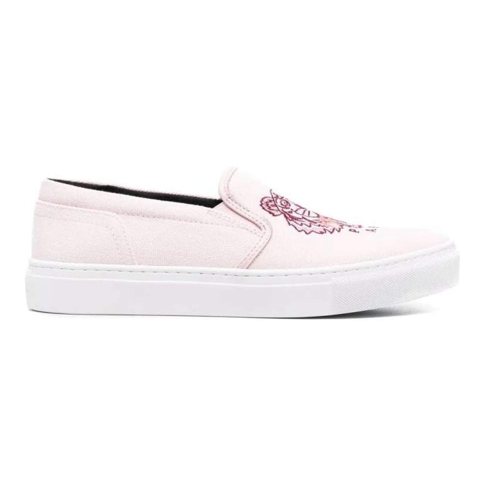 Kenzo - Slip-on Sneakers 'Tiger-Embroidered' pour Femmes