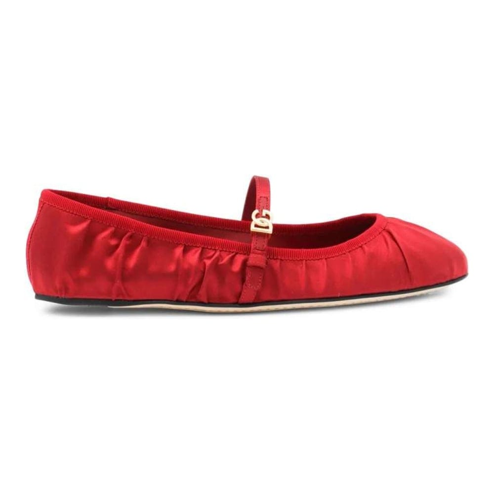 Dolce&gabbana - Ballerines 'Logo-Buckle' pour Femmes