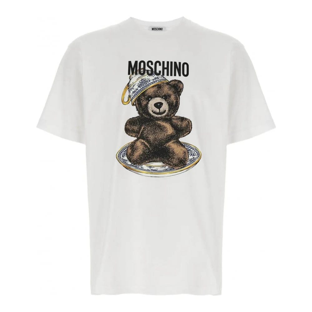 Moschino - T-shirt 'Teddy Bear-Print Crewneck' pour Hommes