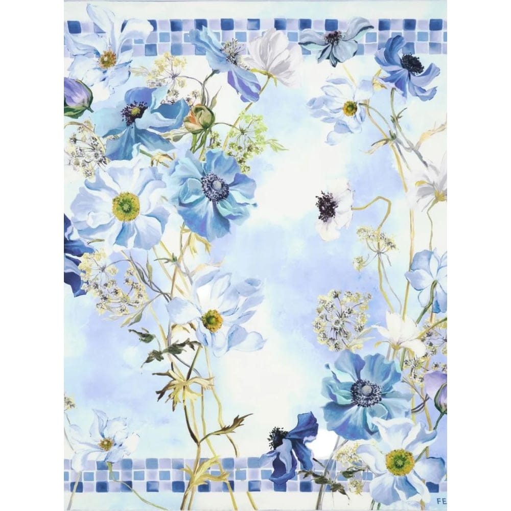 Ferragamo - Foulard en soie 'Fiori-Print' pour Femmes