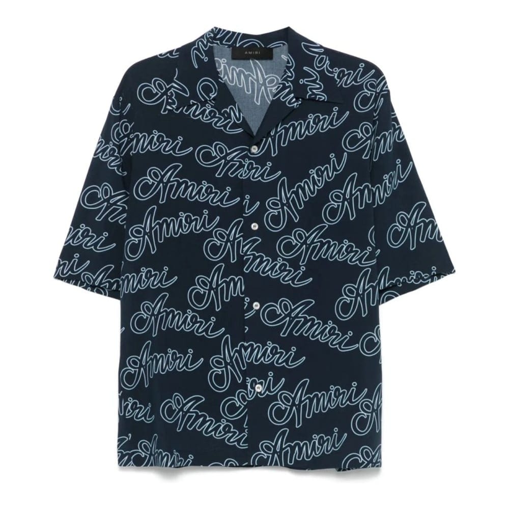 Amiri - Chemise à manches courtes 'Script' pour Hommes