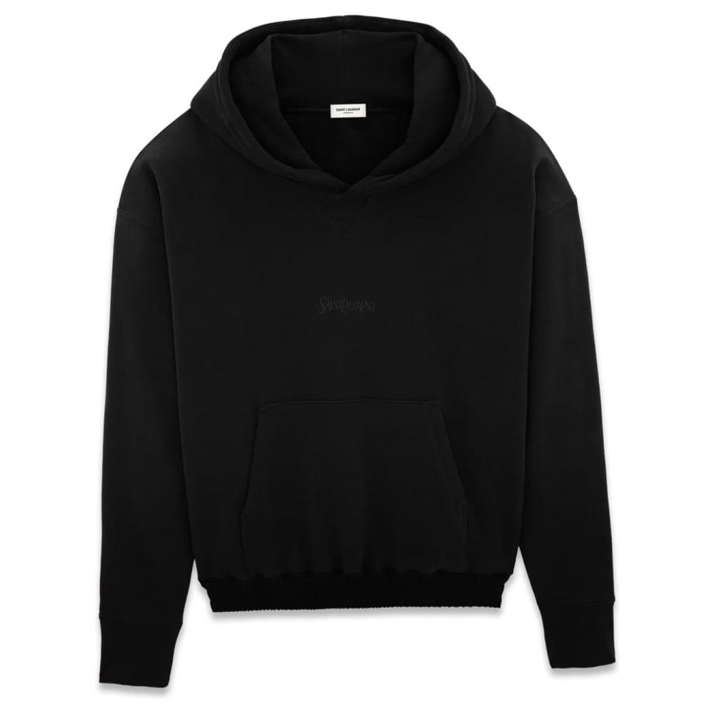 Saint Laurent - Sweatshirt à capuche  'Logo-Embroidered' pour Hommes