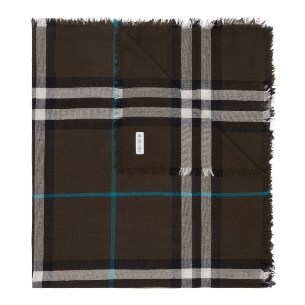 Burberry - Écharpe en laine 'Check' pour Hommes