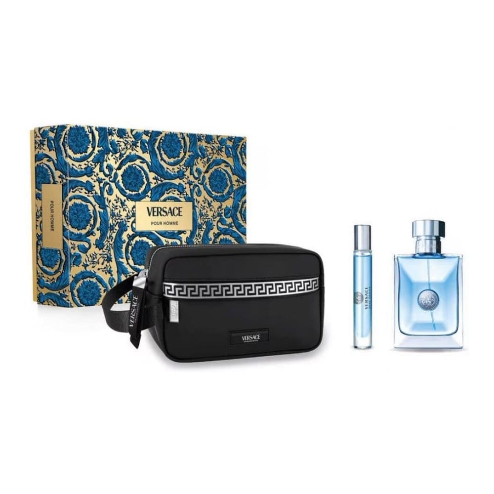 Versace - Coffret de parfum 'Pour Homme' - 3 Pièces