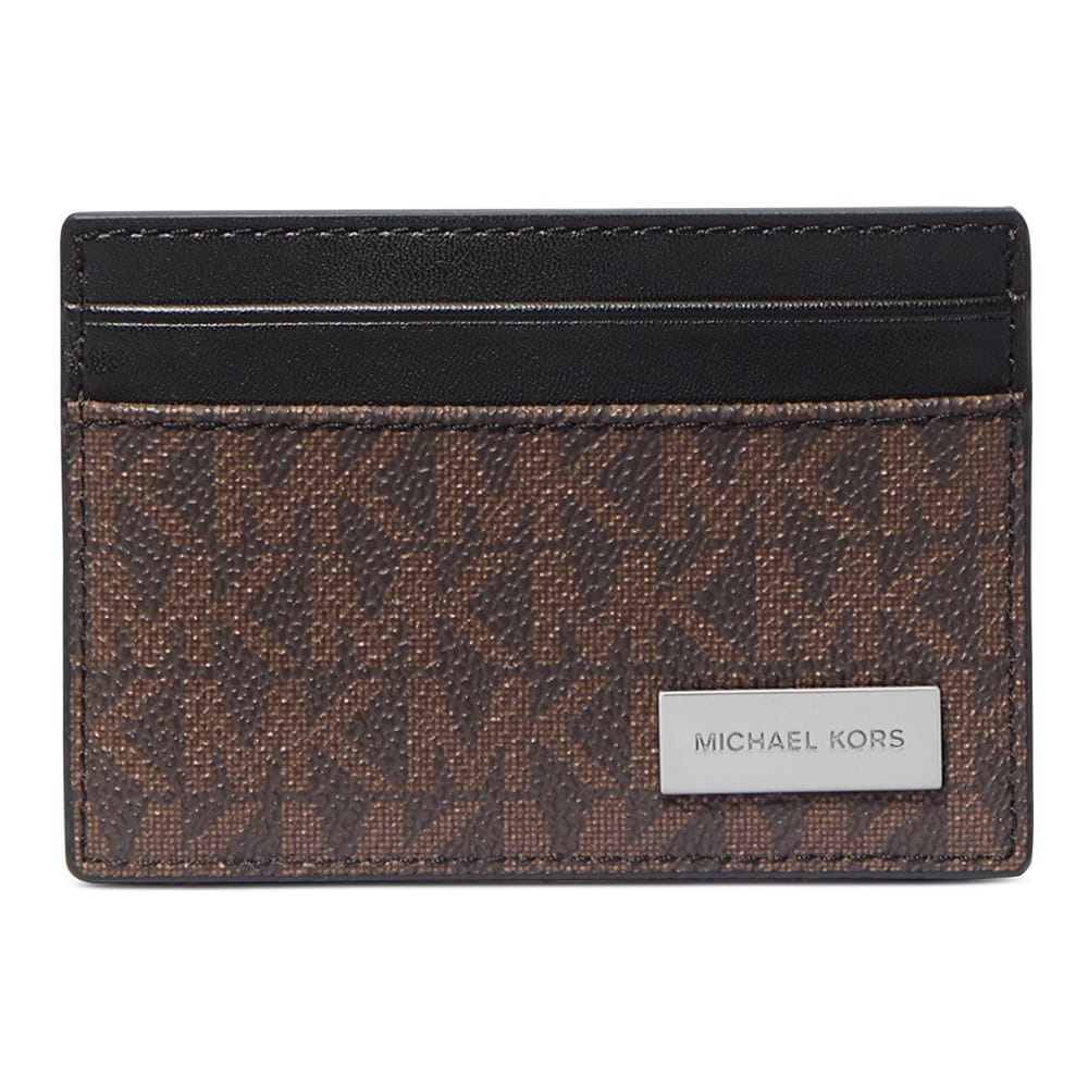 Michael kors - 'Signature Monogram Print Card Case' pour Hommes