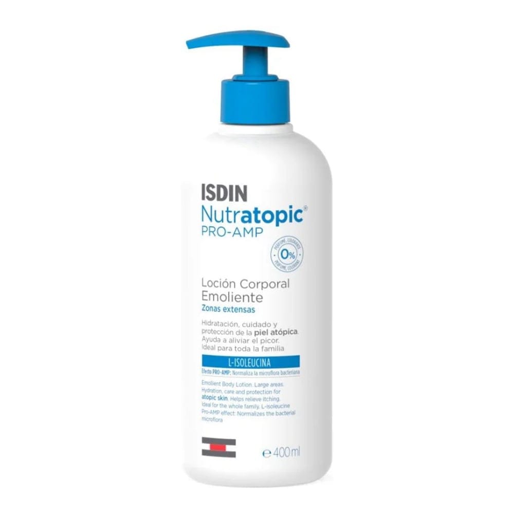 Isdin - Lotion pour le Corps 'Nutratopic Pro-AMP Emollient' - 400 ml
