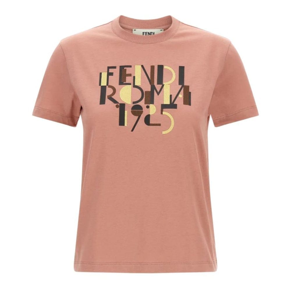 Fendi - T-shirt 'Embroidered' pour Femmes