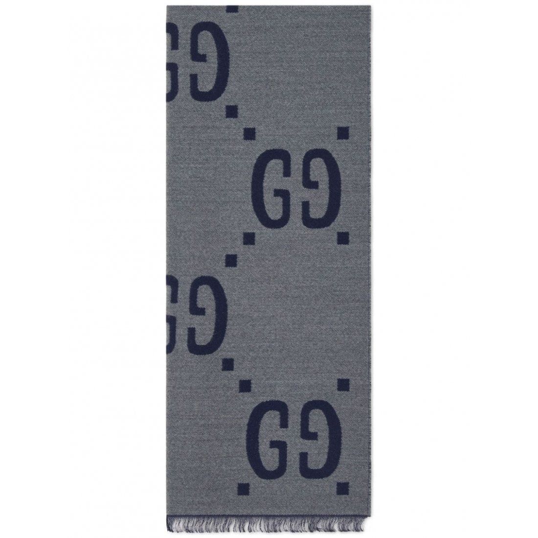 Gucci - Écharpe en laine 'Gg-Jacquard' pour Hommes