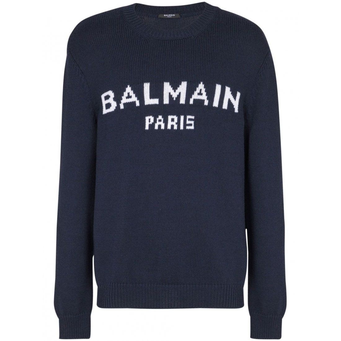 Balmain - Pull 'Intarsia-Logo' pour Hommes
