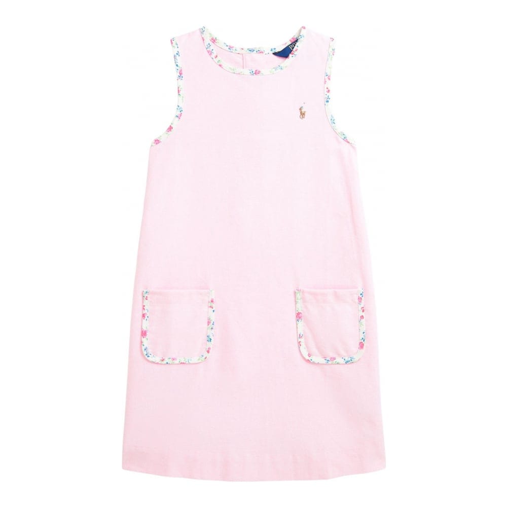Ralph lauren kids - "Robe mini 'Floral Trim Cotton Oxford' pour Petites filles"