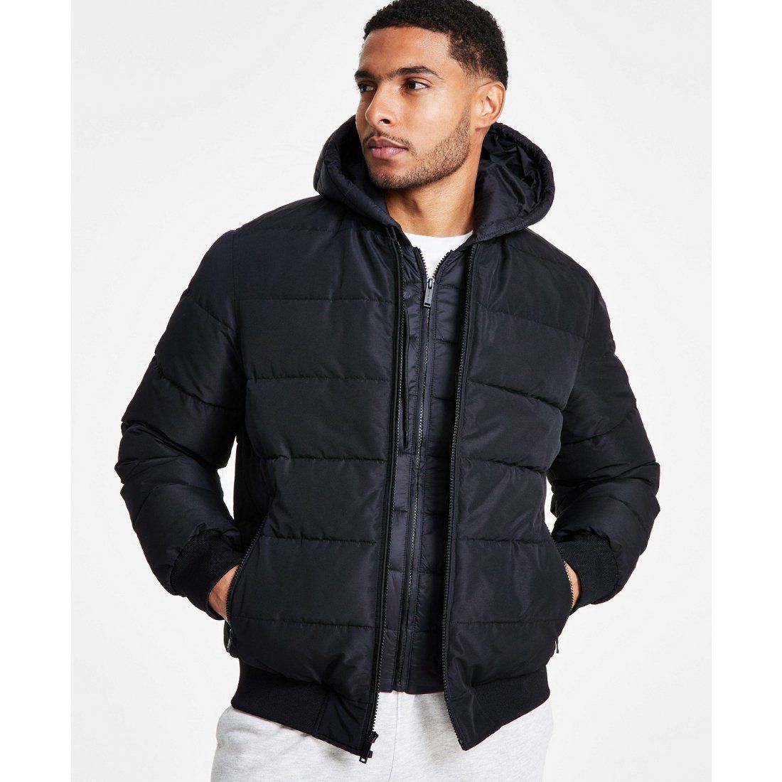Michael kors - Blouson bomber 'Hooded' pour Hommes