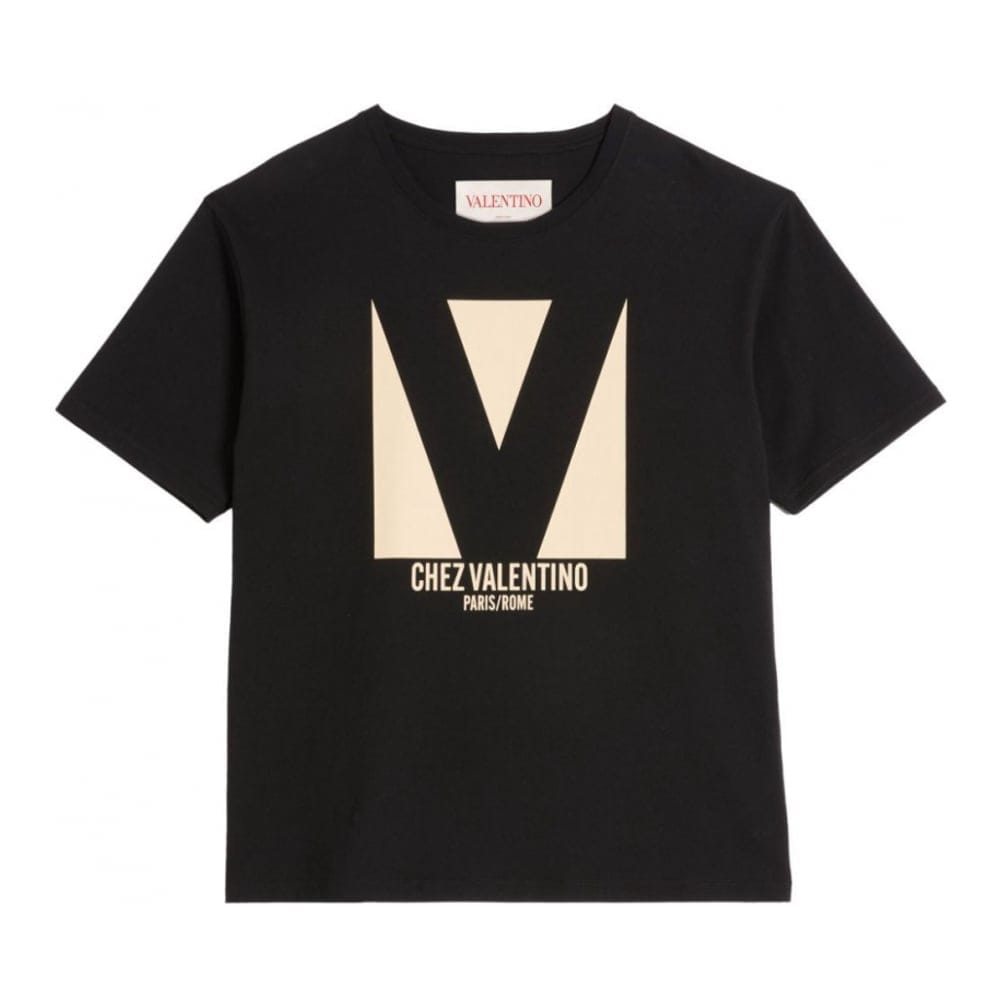 Valentino garavani - T-shirt 'Chez Valentino-Print' pour Hommes