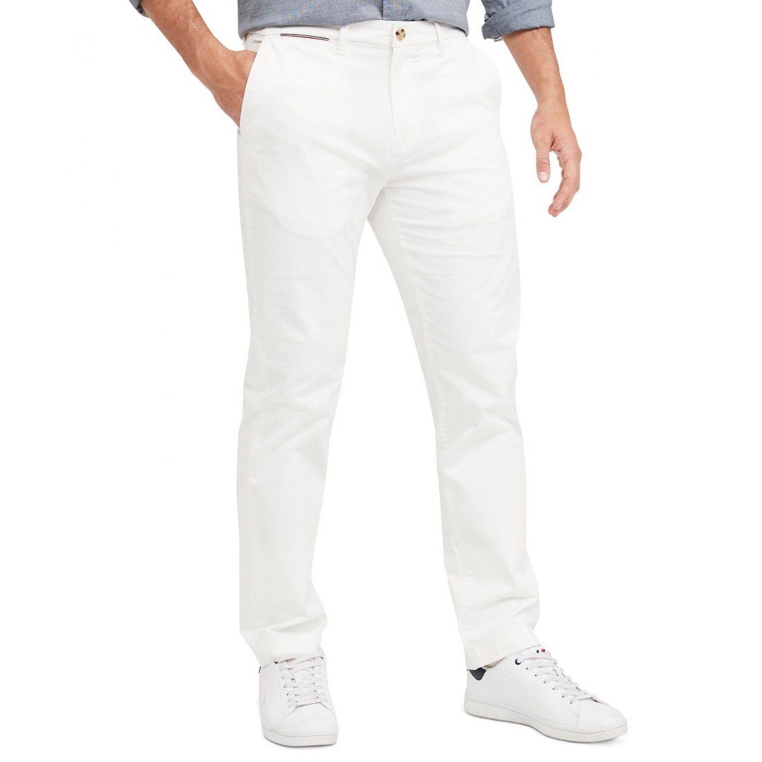 Tommy Hilfiger - Pantalon 'Global Stripe Casual Chino' pour Hommes