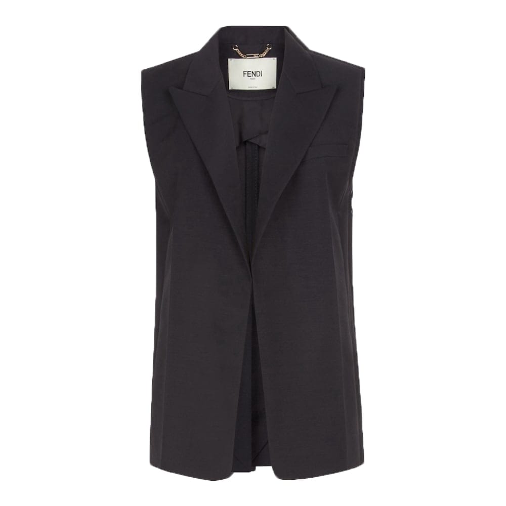 Fendi - Gilet 'Peak-Lapel' pour Femmes