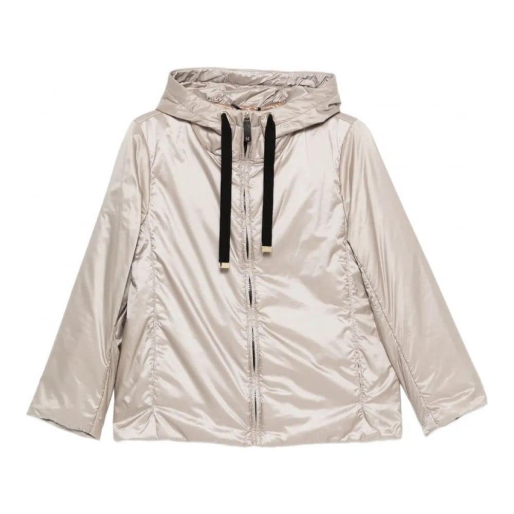 Max mara the cube - Veste 'The Cube Green Hooded Zip-Front' pour Femmes