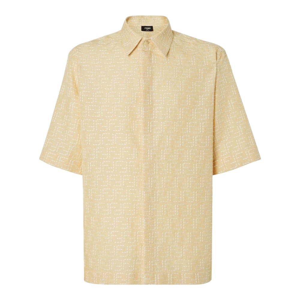 Fendi - Chemise à manches courtes 'FF' pour Hommes