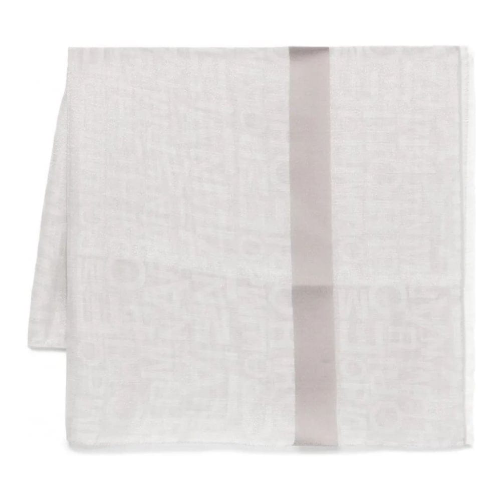 Emporio armani - "Foulard 'Logo-Jacquard' pour Femmes"-0
