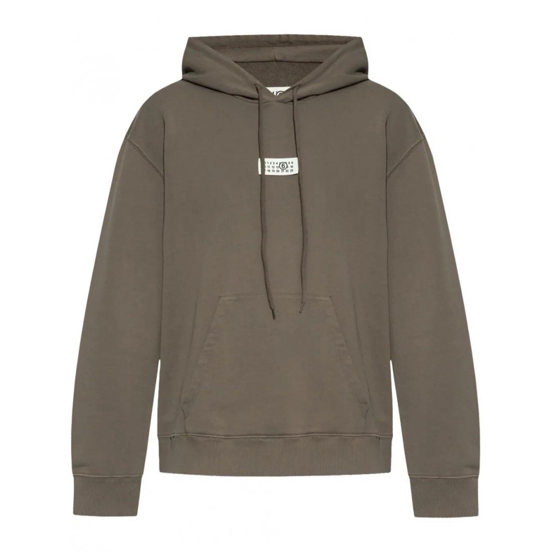 Mm6 maison margiela - Sweatshirt à capuche  'Numbers Motif' pour Hommes