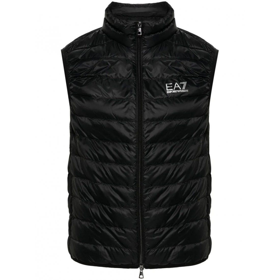 Ea7 emporio armani - Gilet 'Logo-Print Padded' pour Hommes