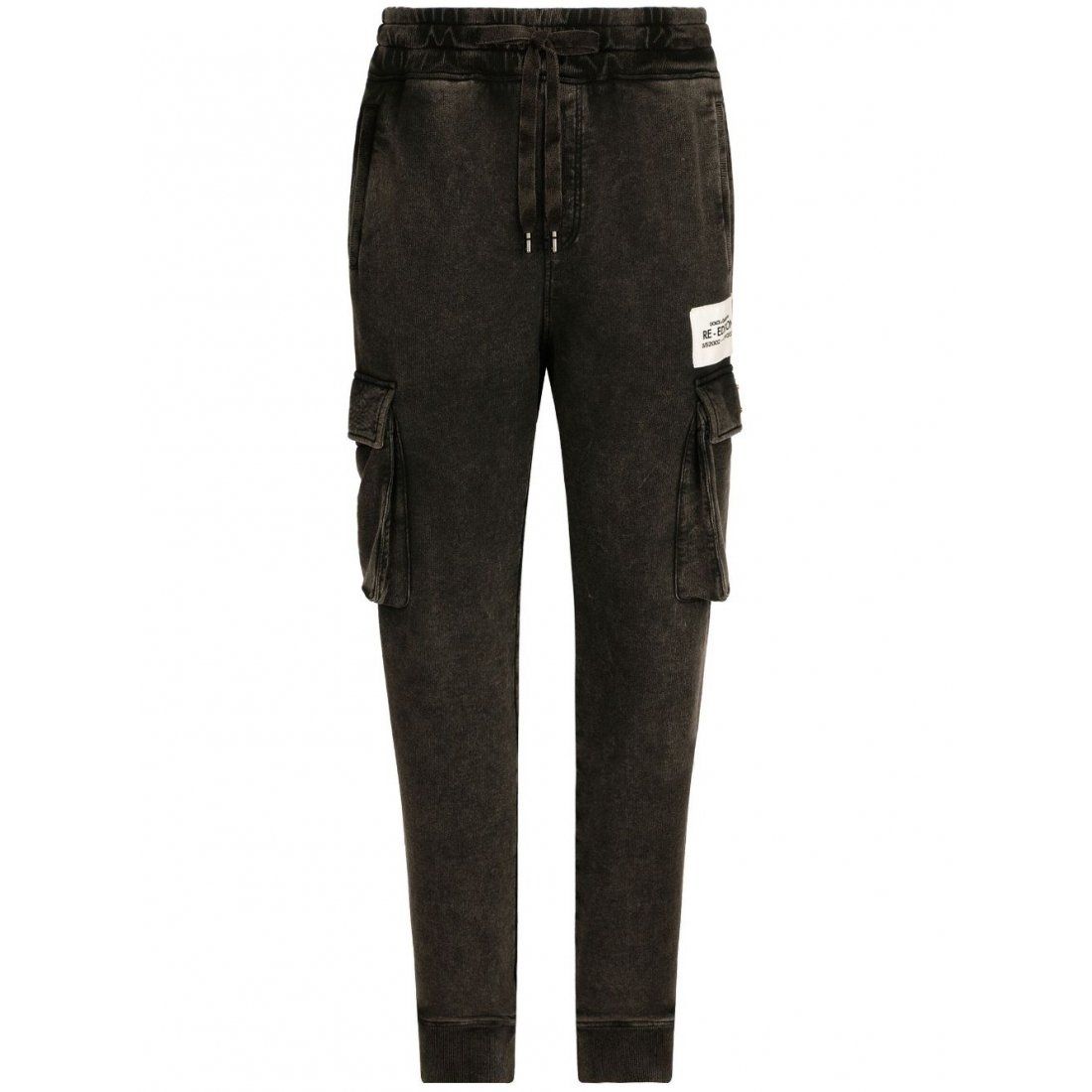 Dolce&gabbana - Pantalon cargo 'Logo Patch' pour Hommes
