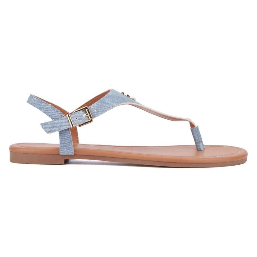 New york & company - Sandales à brides 'Nari T-Strap' pour Femmes