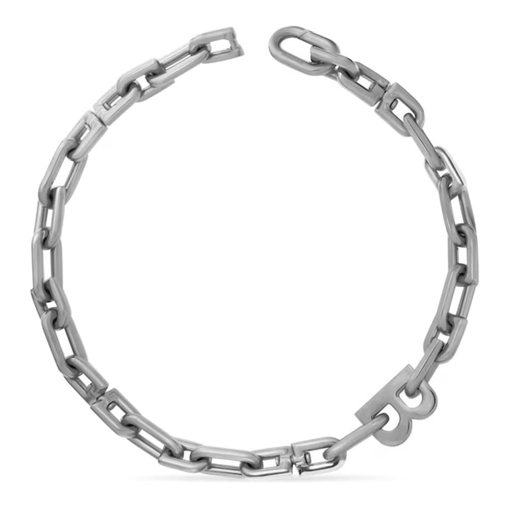 Balenciaga - Collier 'B Chain Thin' pour Femmes