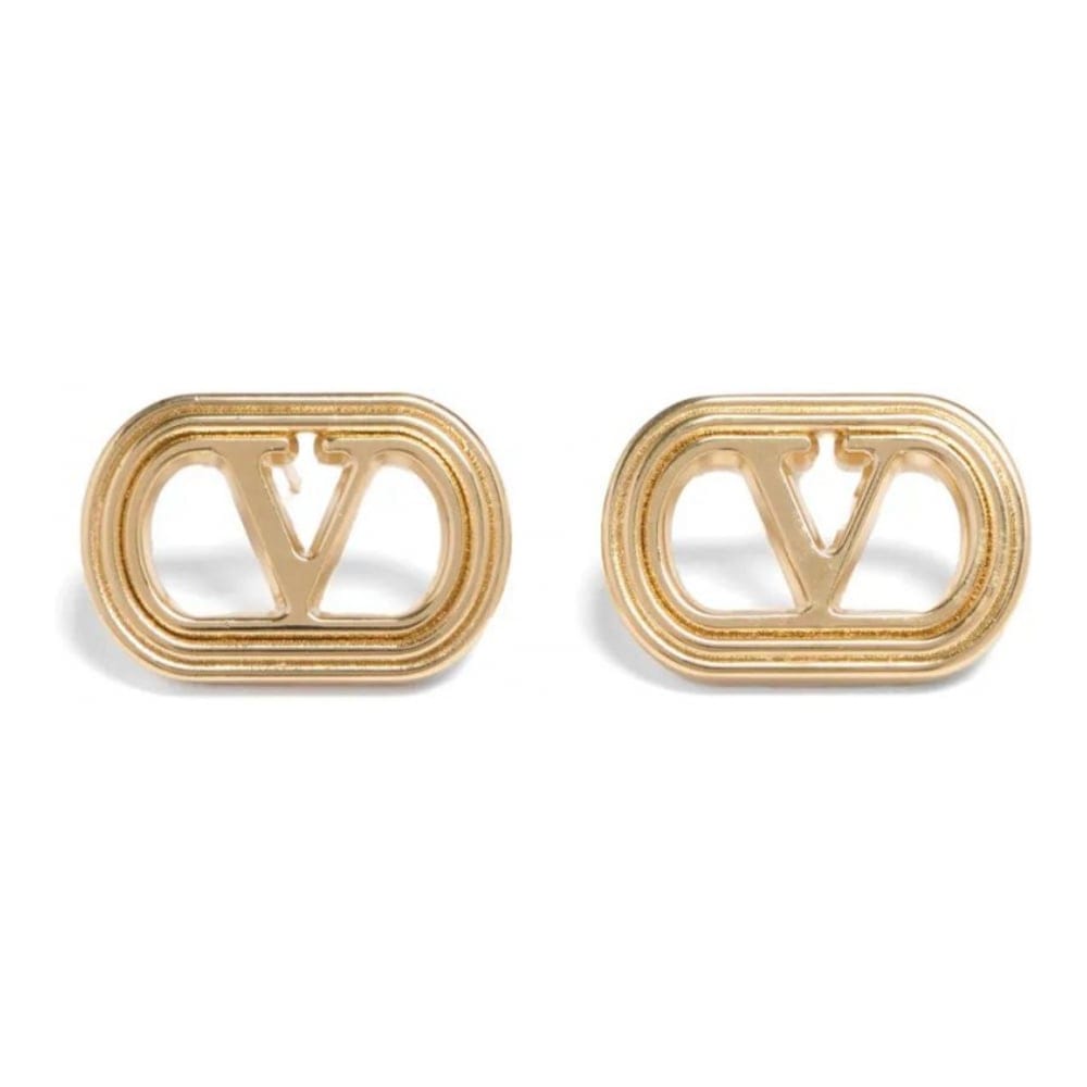 Valentino - Boucles d'oreilles 'Logo-Plaque' pour Femmes