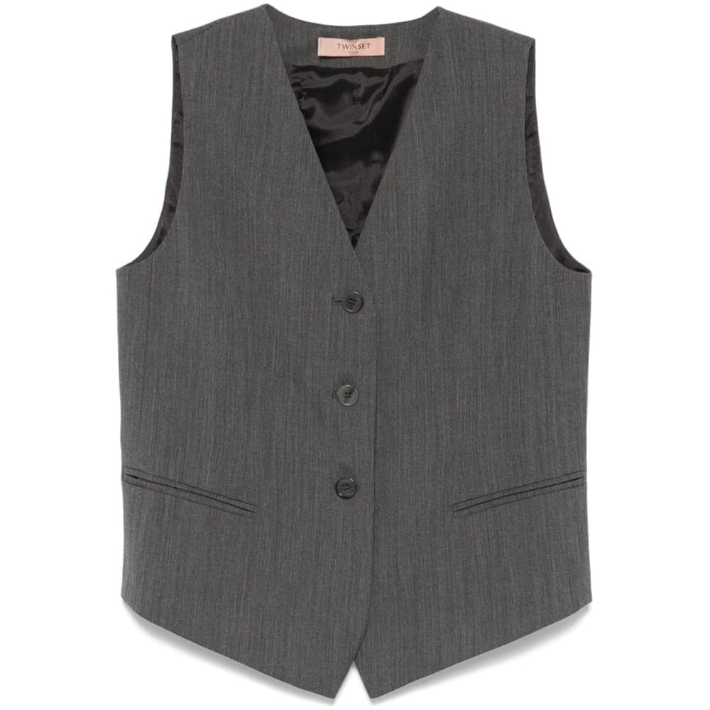 Twin set - Gilet 'Textured' pour Femmes