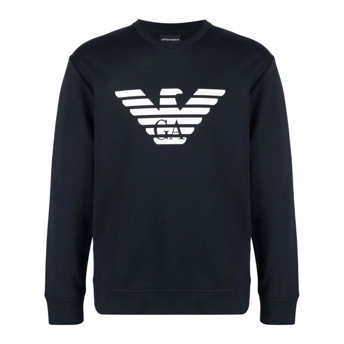 Emporio armani - "Sweatshirt 'Logo-Print Crew-Neck' pour Hommes"-L