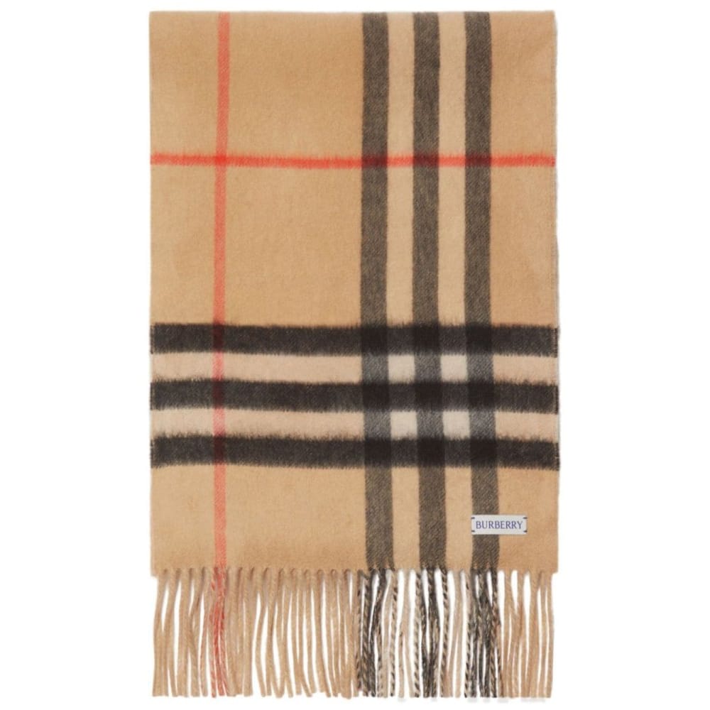 Burberry - Écharpe en laine 'Reversible Check' pour Femmes