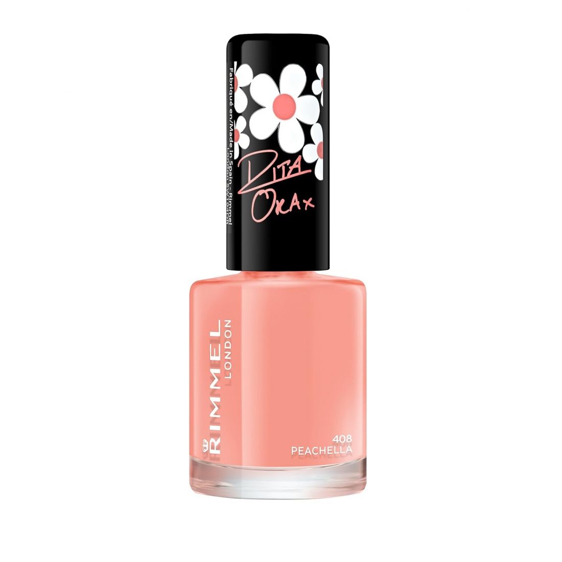Rimmel london - Vernis à ongles '60 Seconds Super Shine By Rita Ora' - 408 Peachella 8 ml
