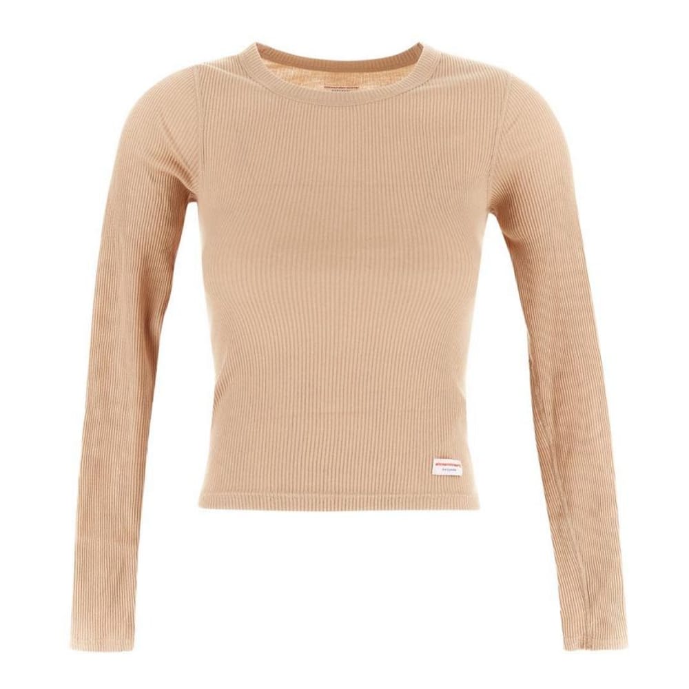 Alexander wang - T-Shirt manches longues 'Micro Ribbed' pour Femmes
