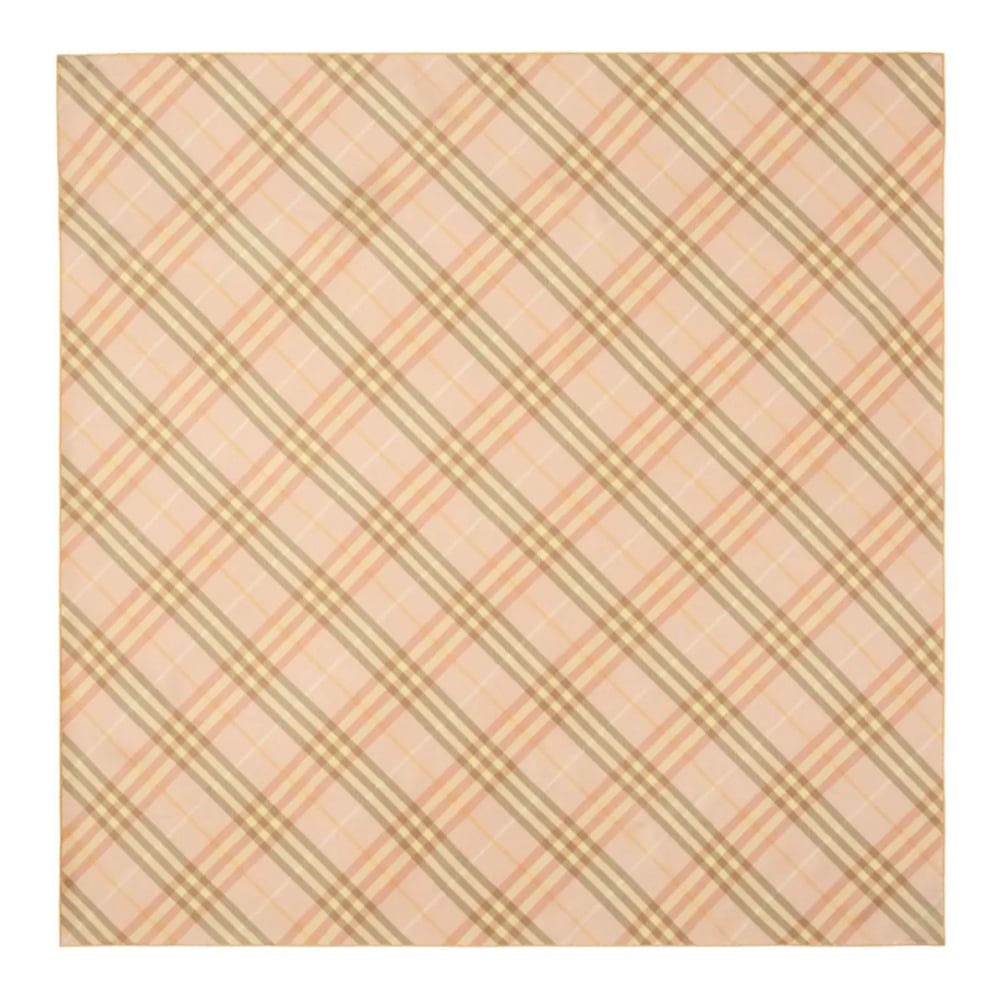 Burberry - Foulard en soie 'Check' pour Femmes