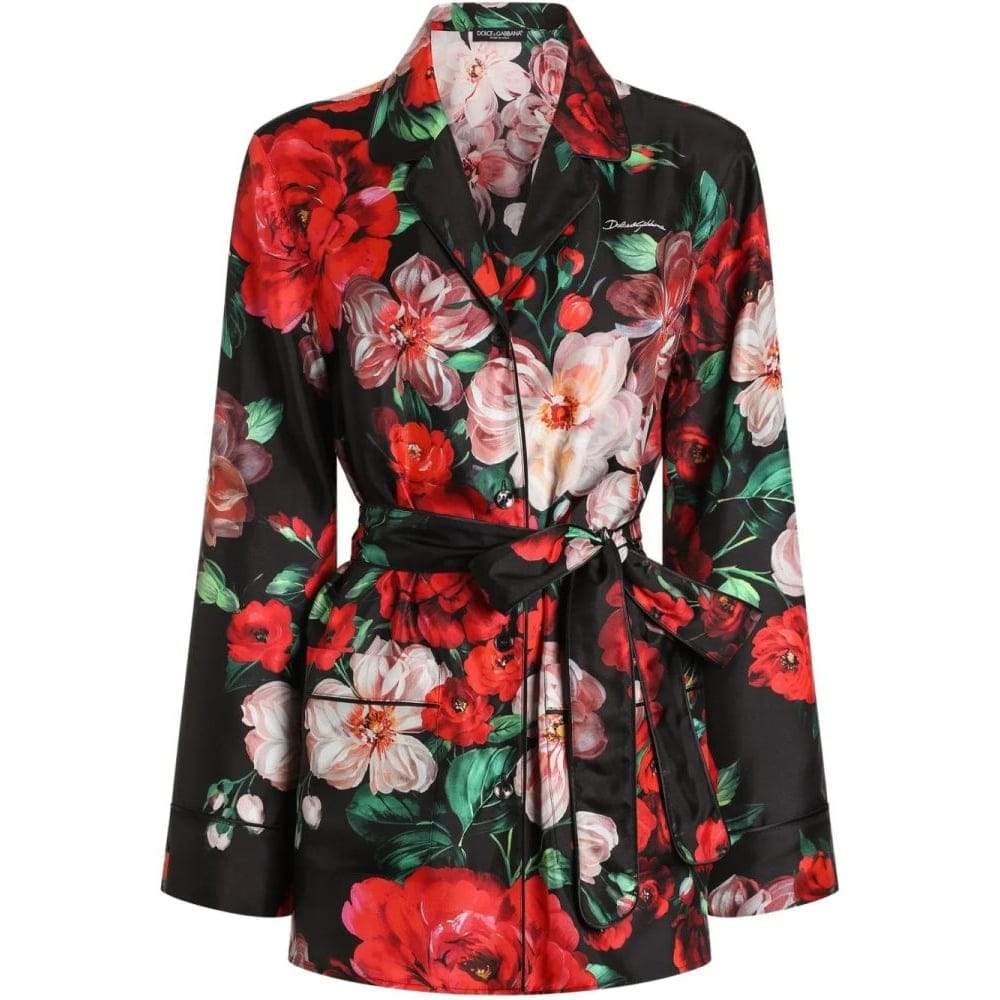 Dolce&gabbana - Chemise 'Rose-Print' pour Femmes