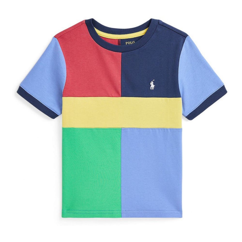 Polo ralph lauren - 'Color-Blocked Jersey T-Shirt' pour Enfant et petit garçon