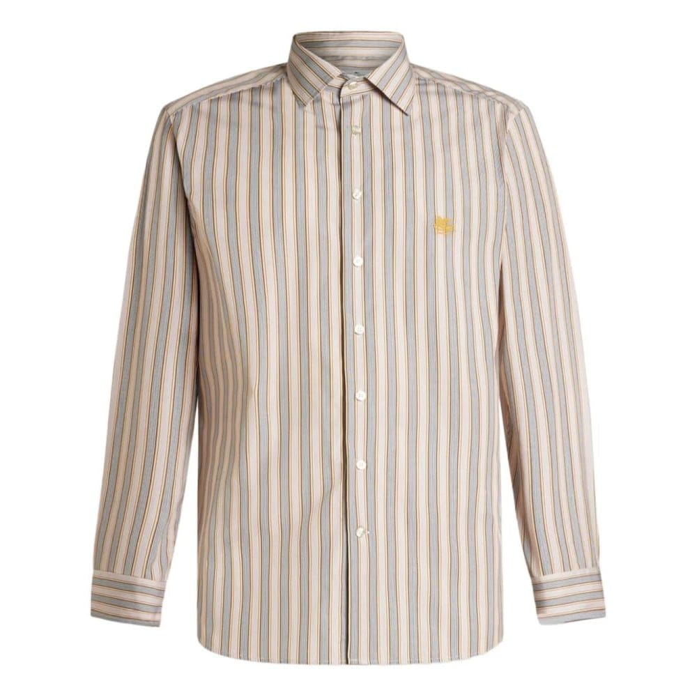 Etro - Chemise 'Pegaso-Embroidered Striped' pour Hommes