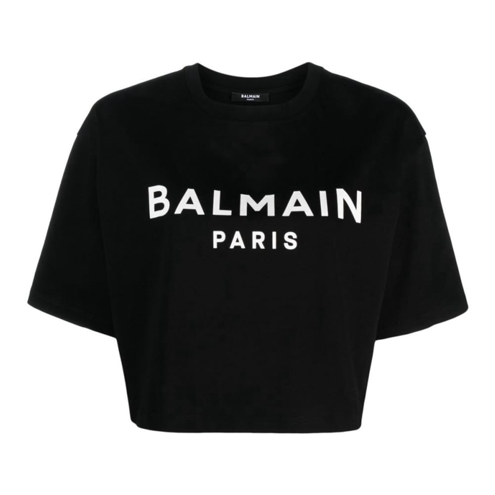 Balmain - T-Shirt court 'Logo' pour Femmes