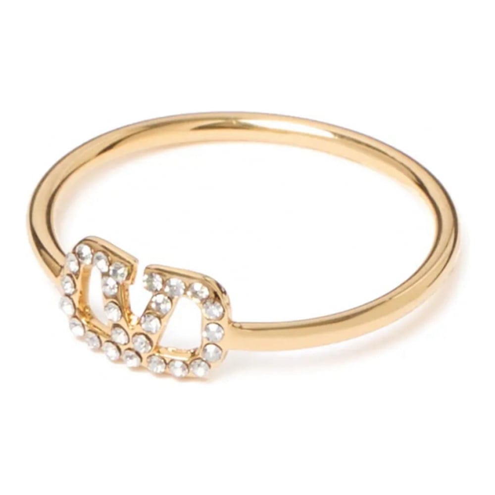 Valentino - Bague 'VLogo Signature Crystal' pour Femmes