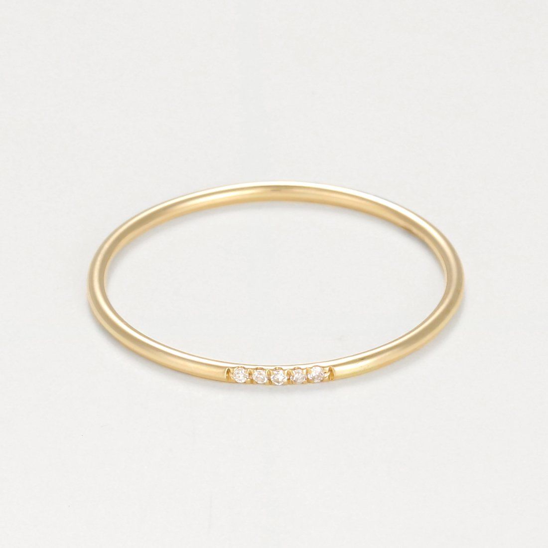 Atelier du diamant - Bague 'Alliance Humilité' pour Femmes