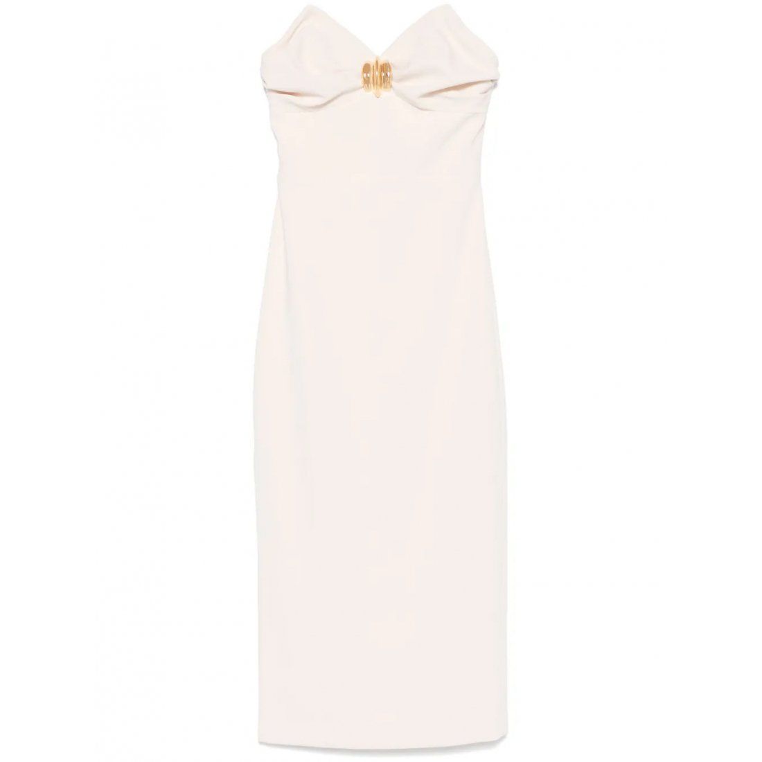 Elisabetta franchi - Robe Midi 'Macro-Bow Crepe' pour Femmes
