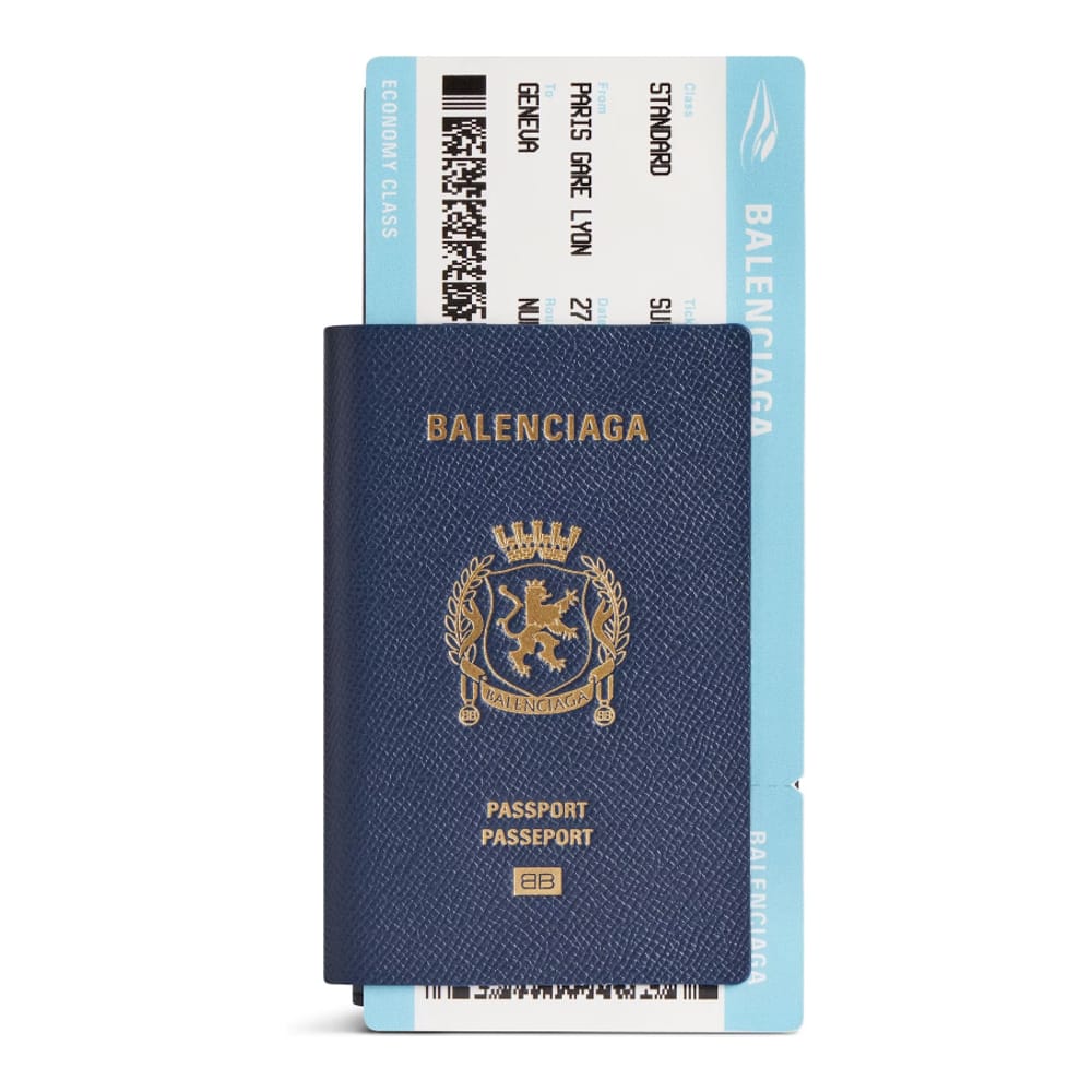 Balenciaga - Porte-passeport '1 Ticket In' pour Hommes