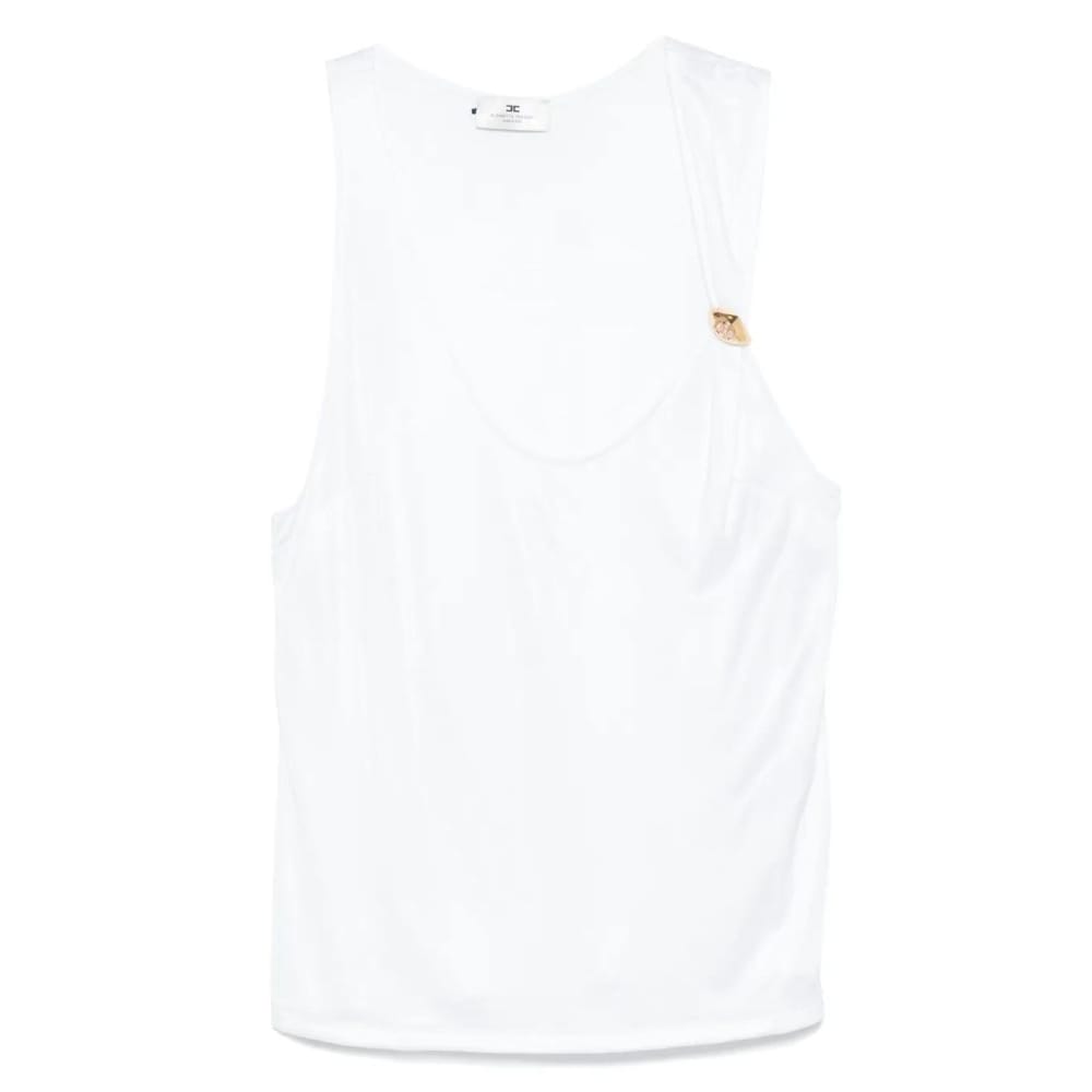 Elisabetta franchi - Débardeur 'Logo-Jewel Jersey' pour Femmes