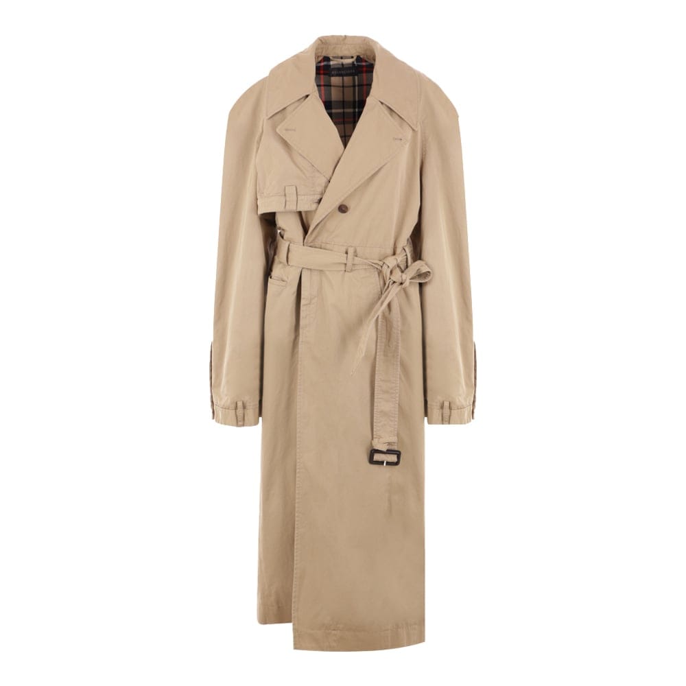 Balenciaga - Trench 'Gabardine Deconstructed' pour Femmes