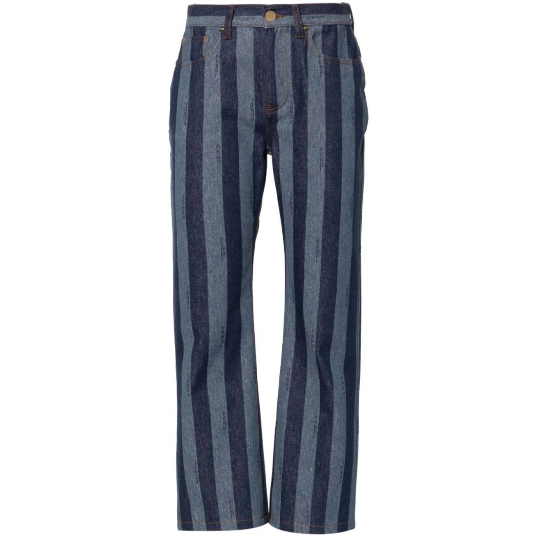 Fendi - Jeans coupe courte 'Striped' pour Femmes