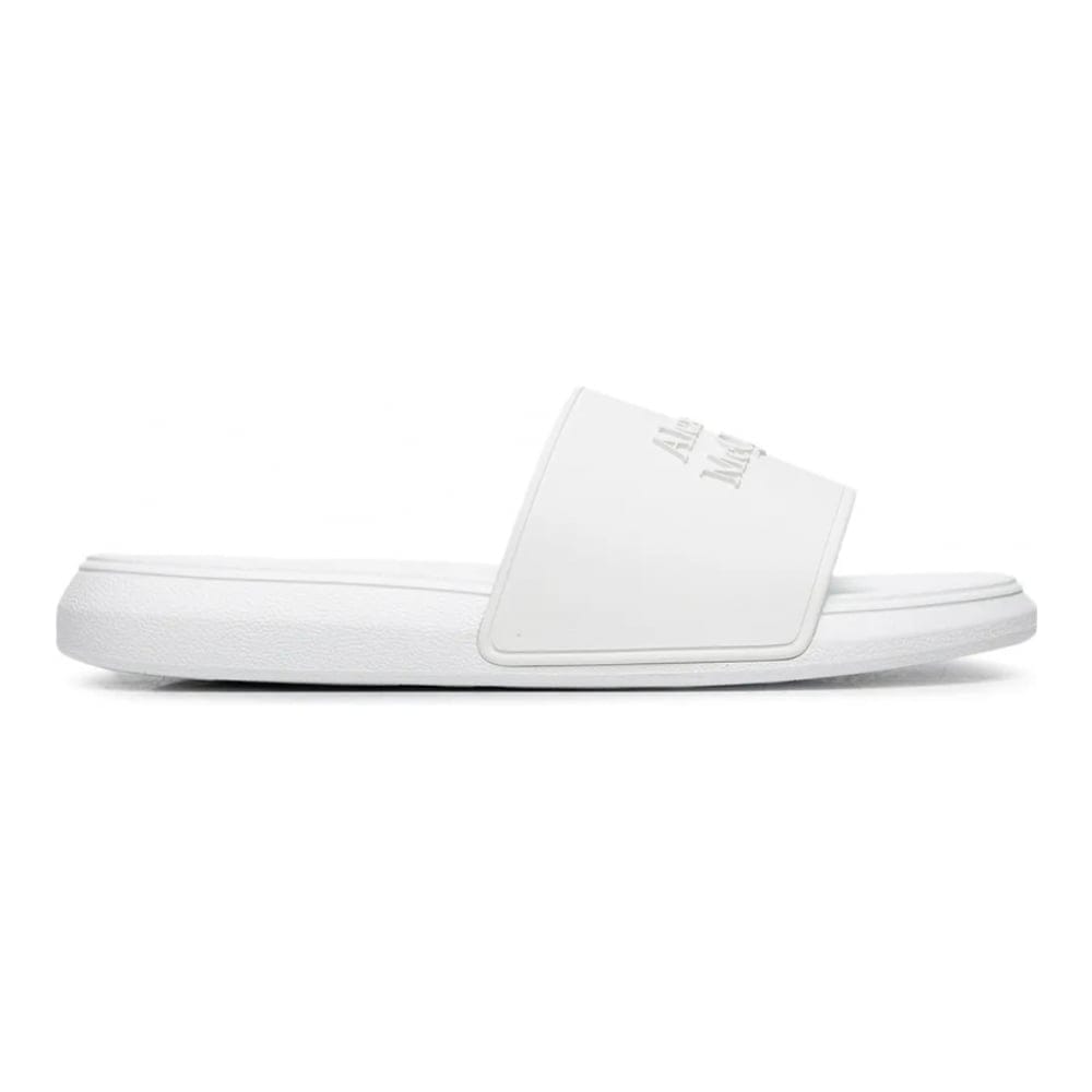 Alexander mcqueen - Claquettes 'Logo-Embellished' pour Femmes