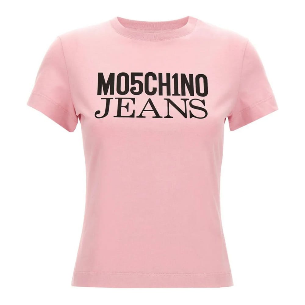 Moschino - T-shirt 'Logo-Print Short-Sleeve' pour Femmes
